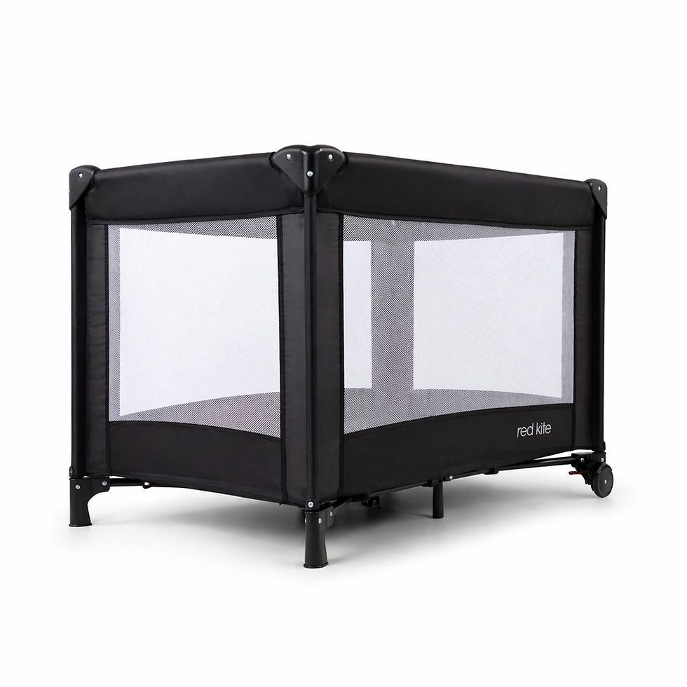 Thumbnail: Sleeptight Travel Cot - Black