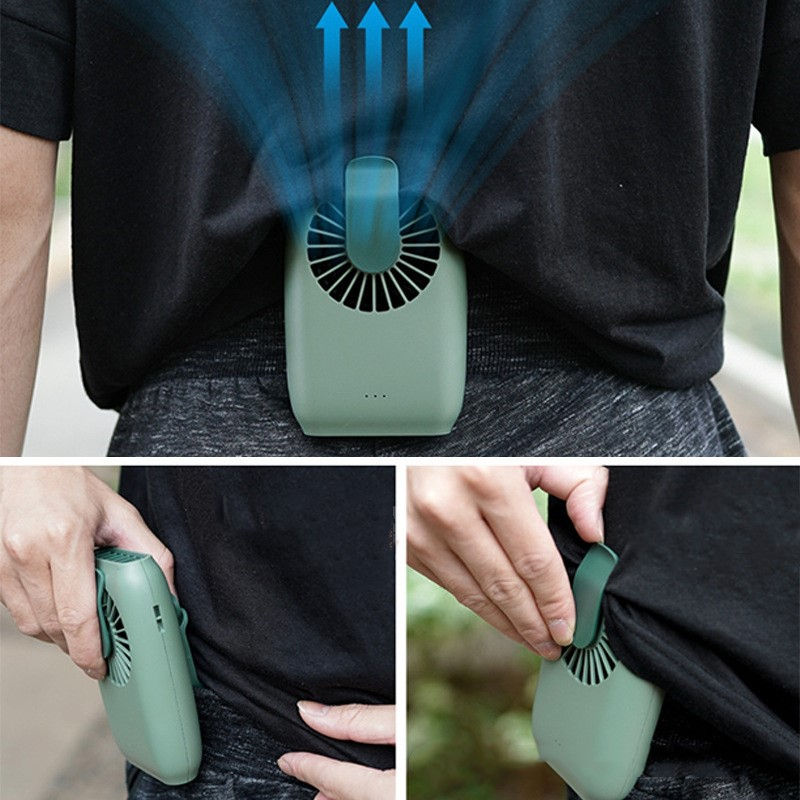 Evercrest Wearable Mini Neck Fan - Rechargeable Personal Cooling Fan