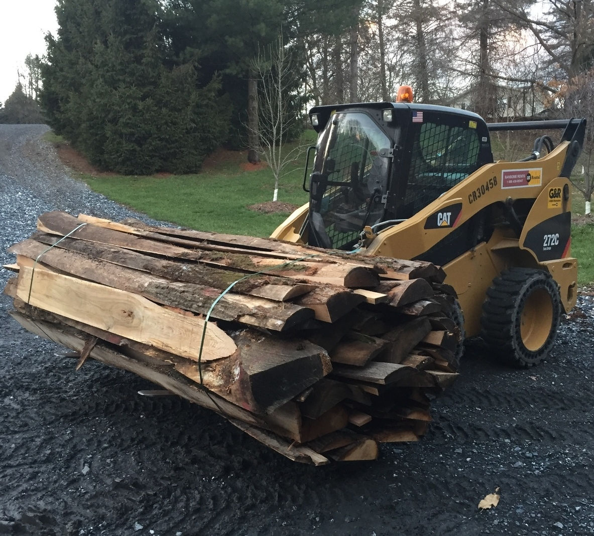 1 BUNDLE OF SLAB WOOD
