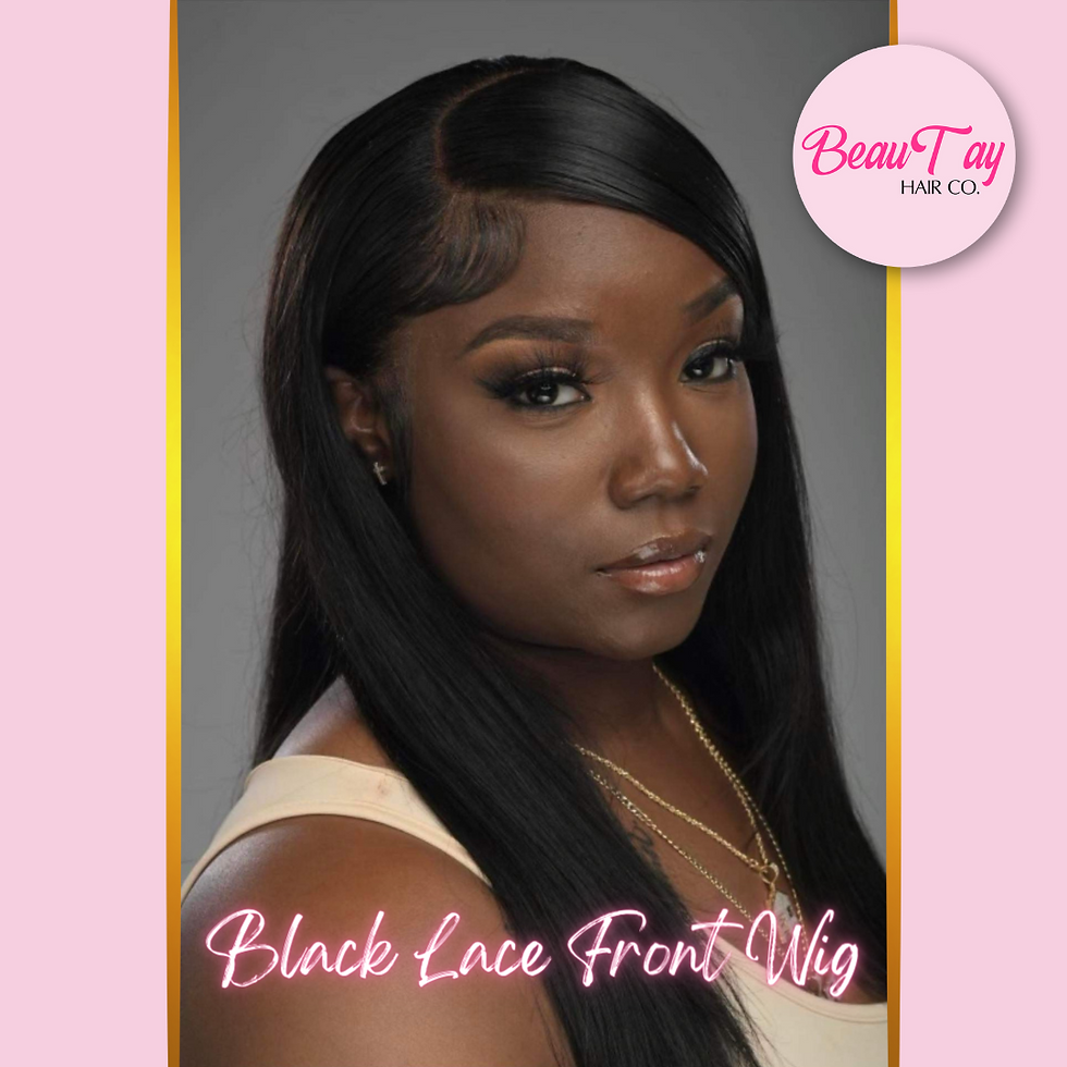 Thumbnail: 13x6 Black Lace HD Lace Front Wig Preplucked Brazilian VirginHair Wig 180% Densi