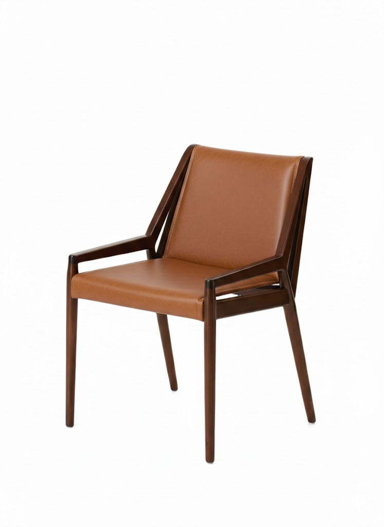 Thumbnail: LIGHT LEATHER Dining Chair