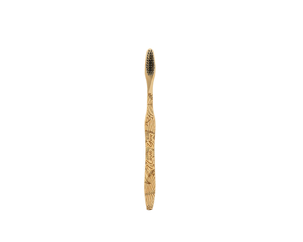 Thumbnail: I ❤️ U Bamboo & Charcoal Toothbrushes (Pack of 4)