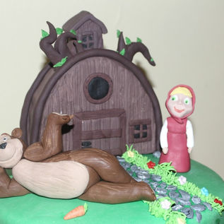 Masha och björnen tårta / Masha and the bear cake