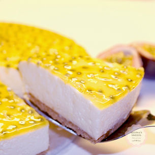 Cheesecake med passionsfrukt