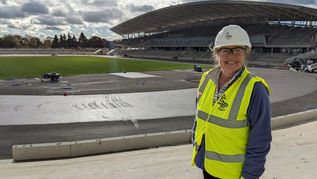 Kate Booth checks in with Birmingham 2022 on visit to Alexander Stadium