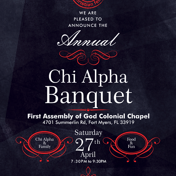 Chi Alpha Banquet 2019