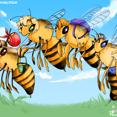 bee character design