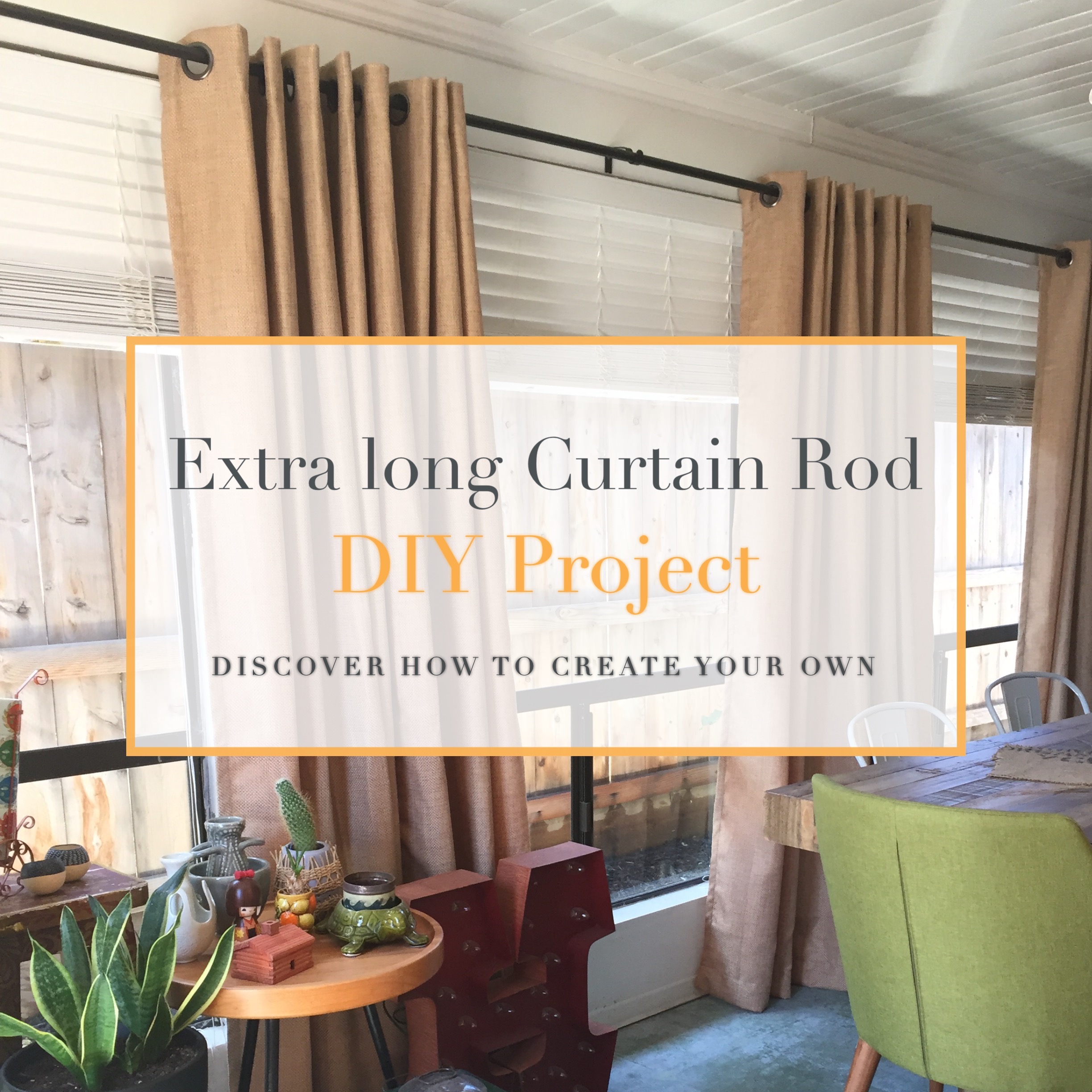 Extra Long Curtain Rod Diy Project House Hart Travel And Lifestyle Extra Long Curtain Rod Diy Project House Hart Travel And Lifestyle Blog