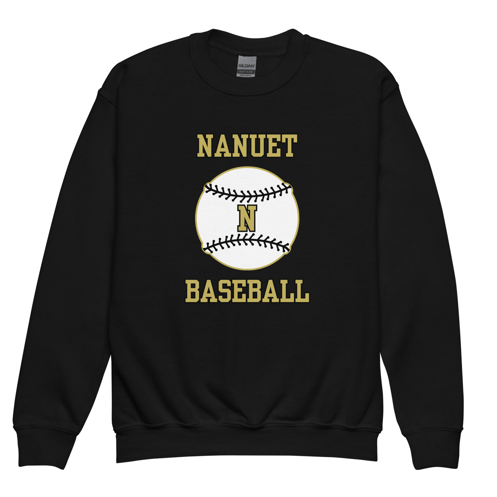 Baseball Classic Youth Crewneck Sweatshirt Gildan