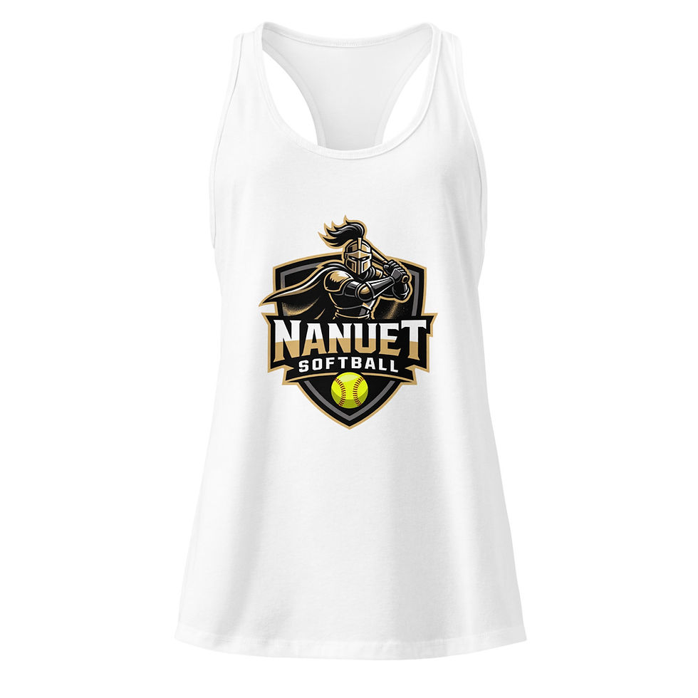 Thumbnail: Softball Knights - Women’s fitted racerback tank top