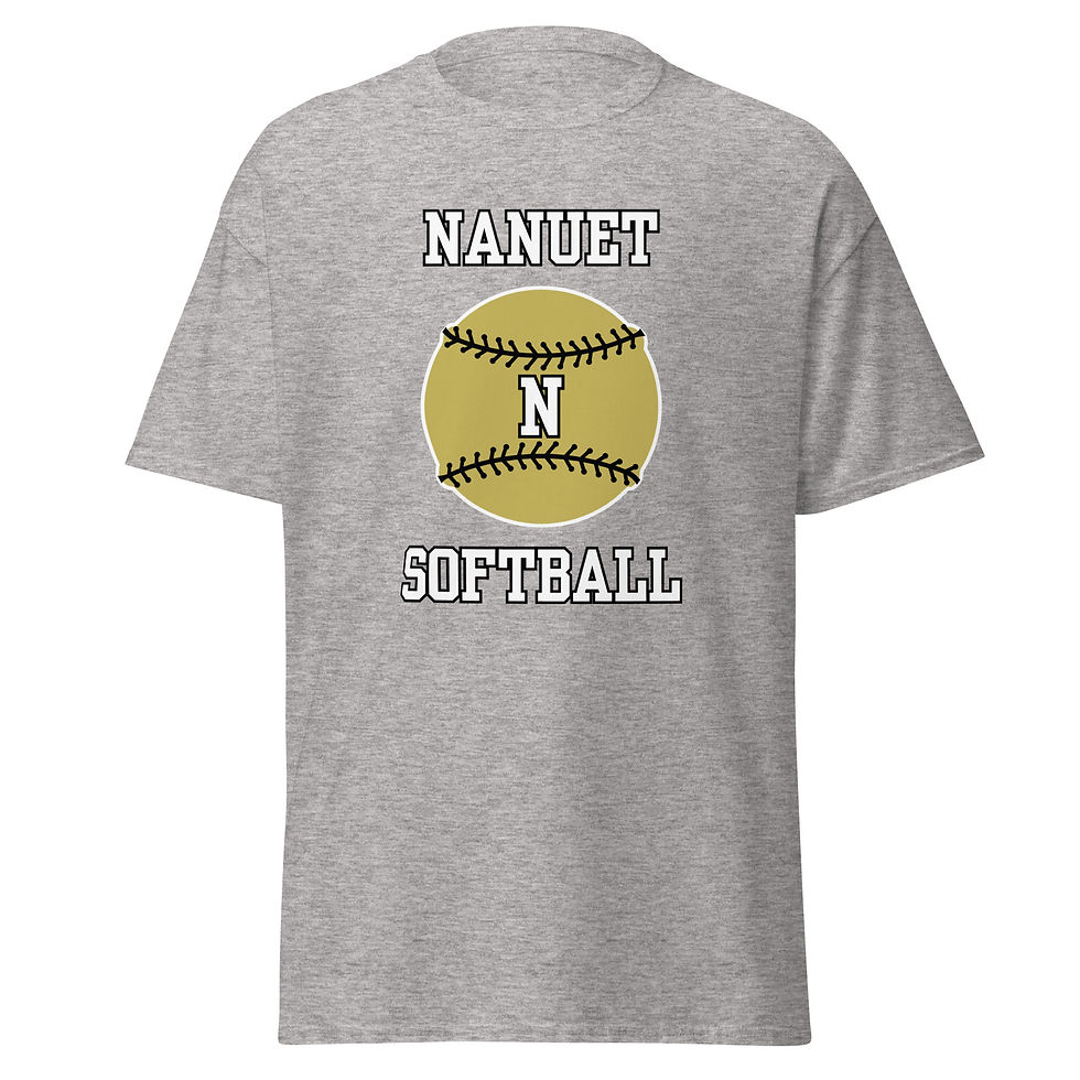 Thumbnail: Nanuet Softball Classic Unisex Adult Tee Gildan