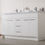 Thumbnail: Lotus 60" White Double Sink Vanity