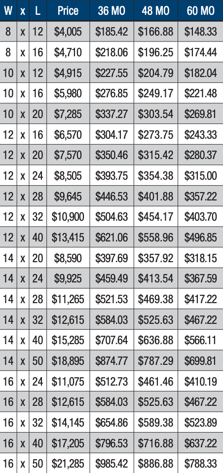 pricing