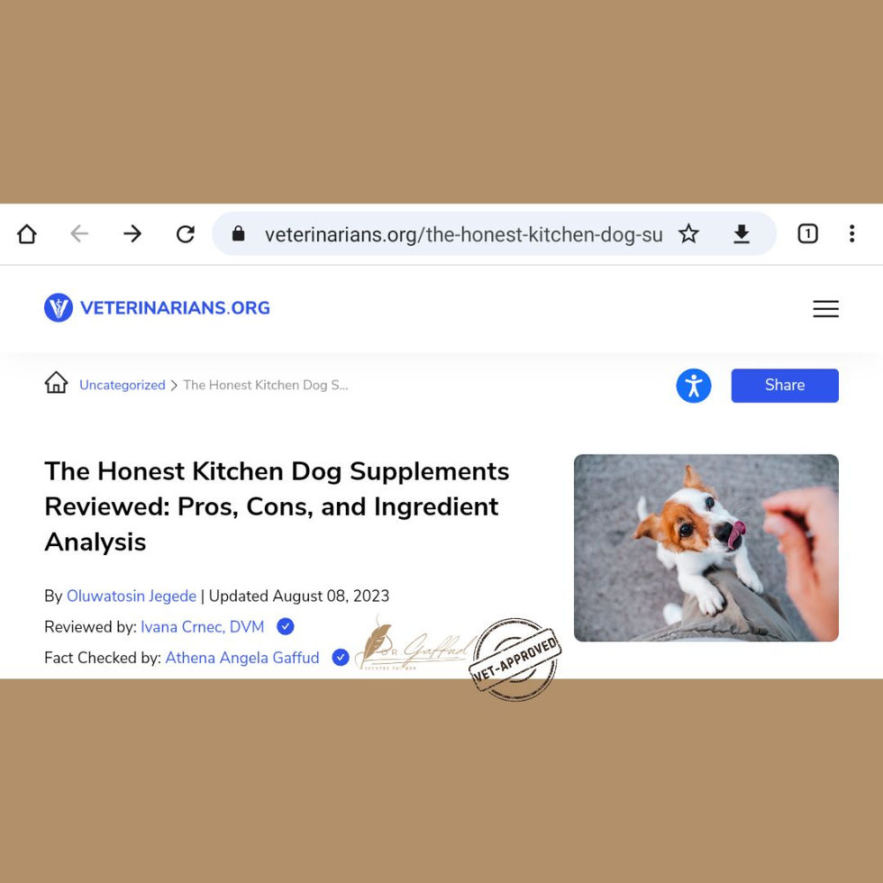 The Honest Kitchen Dog Supplements Review (2)