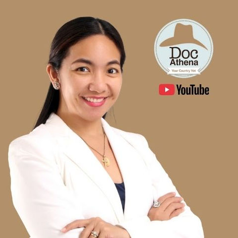 cover photo for lecture videos of Dr. Athena Gaffud with a stethoscop and laptap