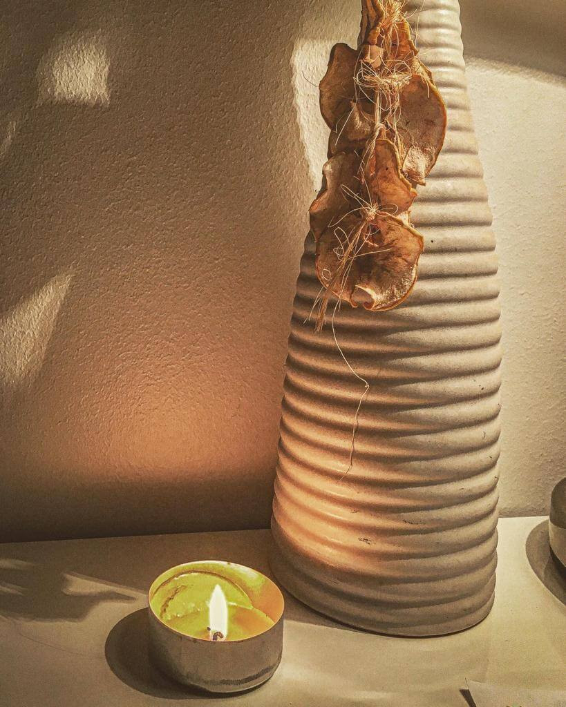 Velas caseras El Rollo Verde