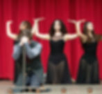 Alexander Collen as Macbeth with Lindsey Bell, Catherine Welch, and Victoria Sanzotera. Photo by John Maloney