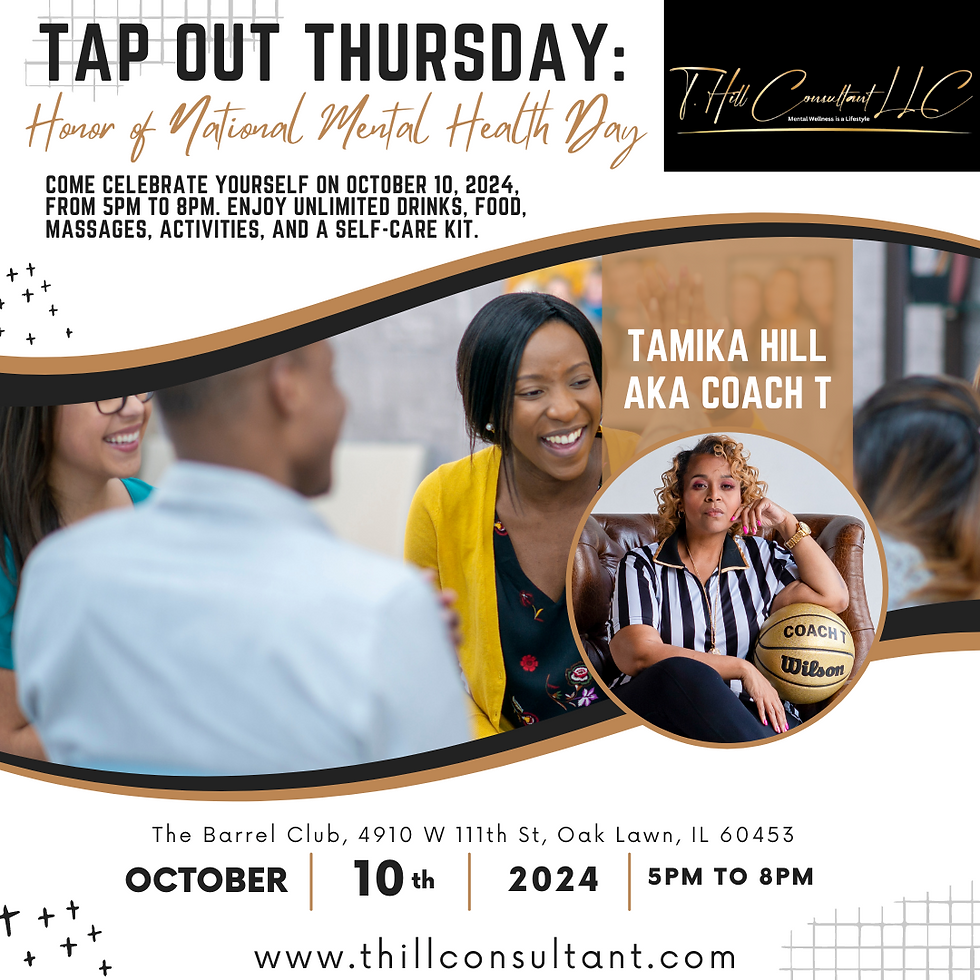 Tap out Thursday: Honor of National Mental Health Day