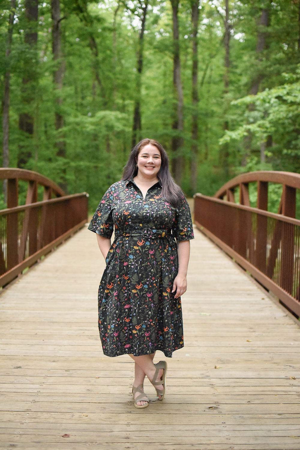 therapist standing on bridge