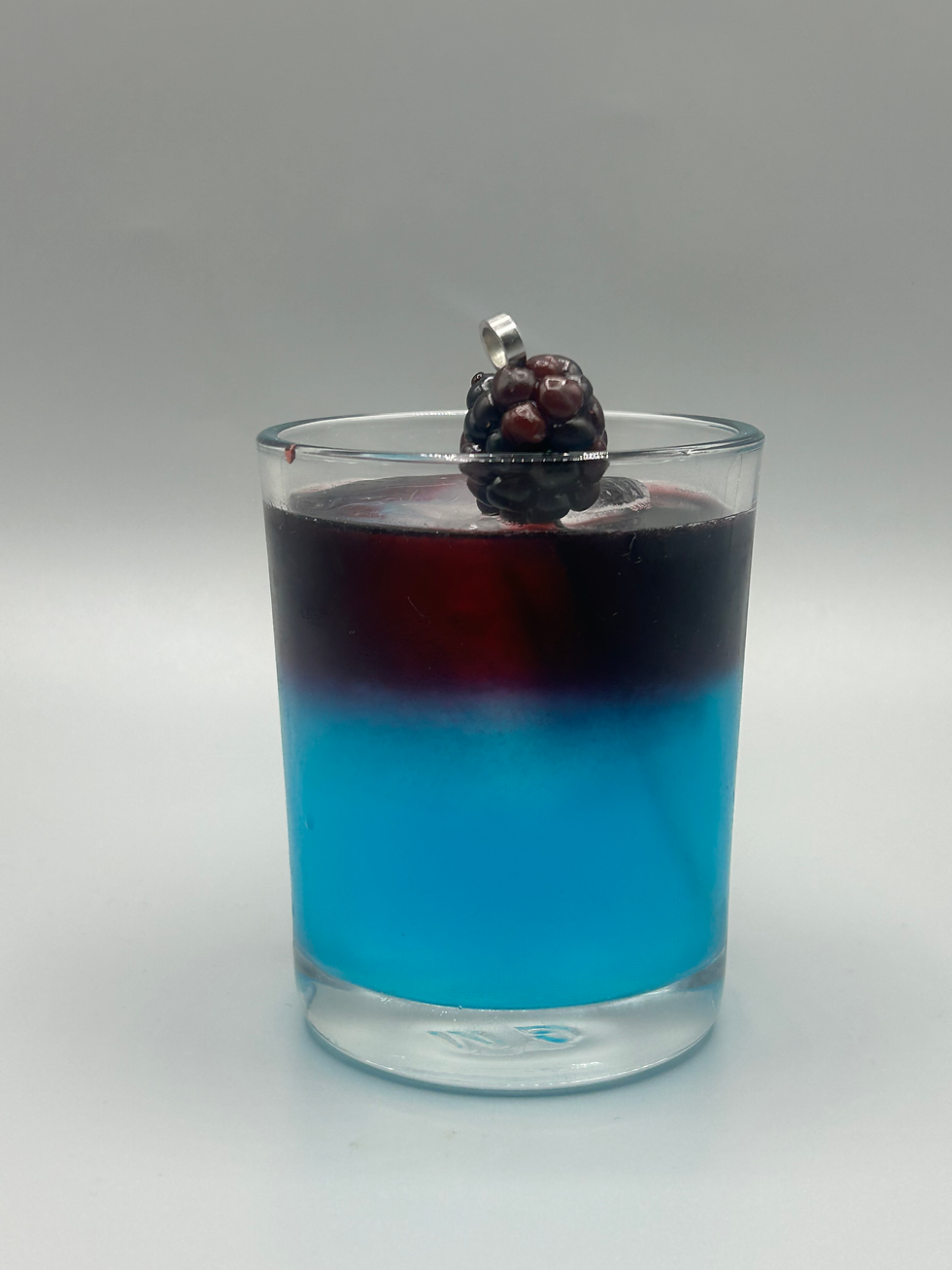 Photo of The Blue New Yorker cocktail.