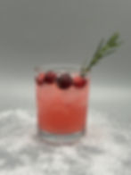 Photo of the Holly Jolly Gon Fizz cocktail.