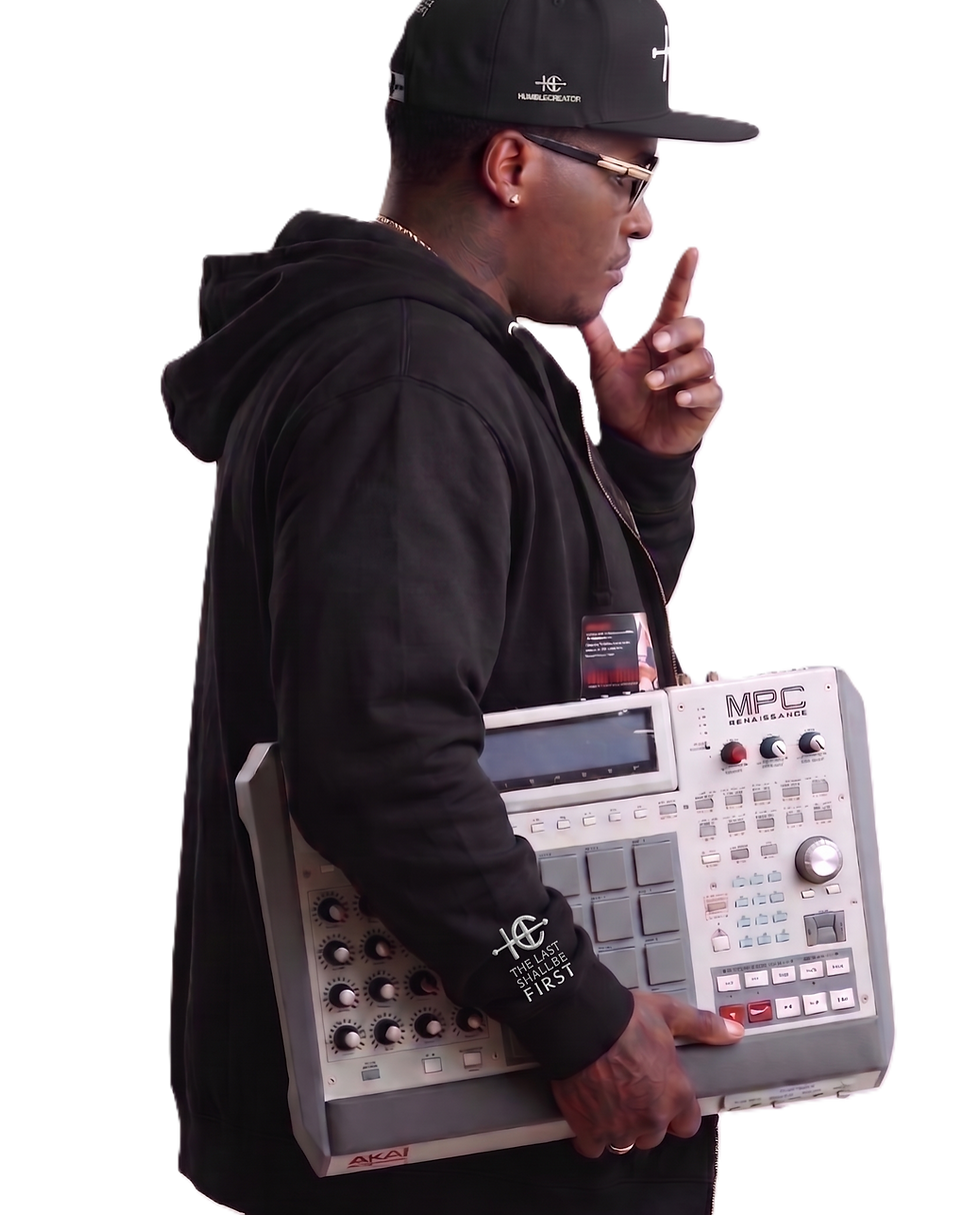 music producer w zip up hat and 808.png