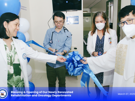 Blessing and Opening Ceremony of the Newly Renovated Rehabilitation and Oncology Departments at OHHC