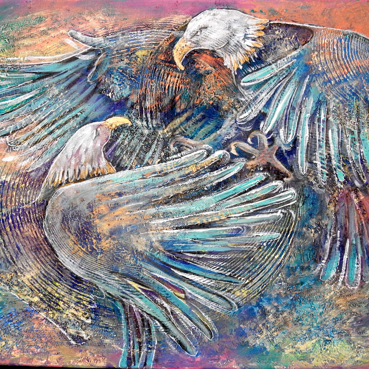 _struggle of worldly eagle & heavenly eagle.JPG