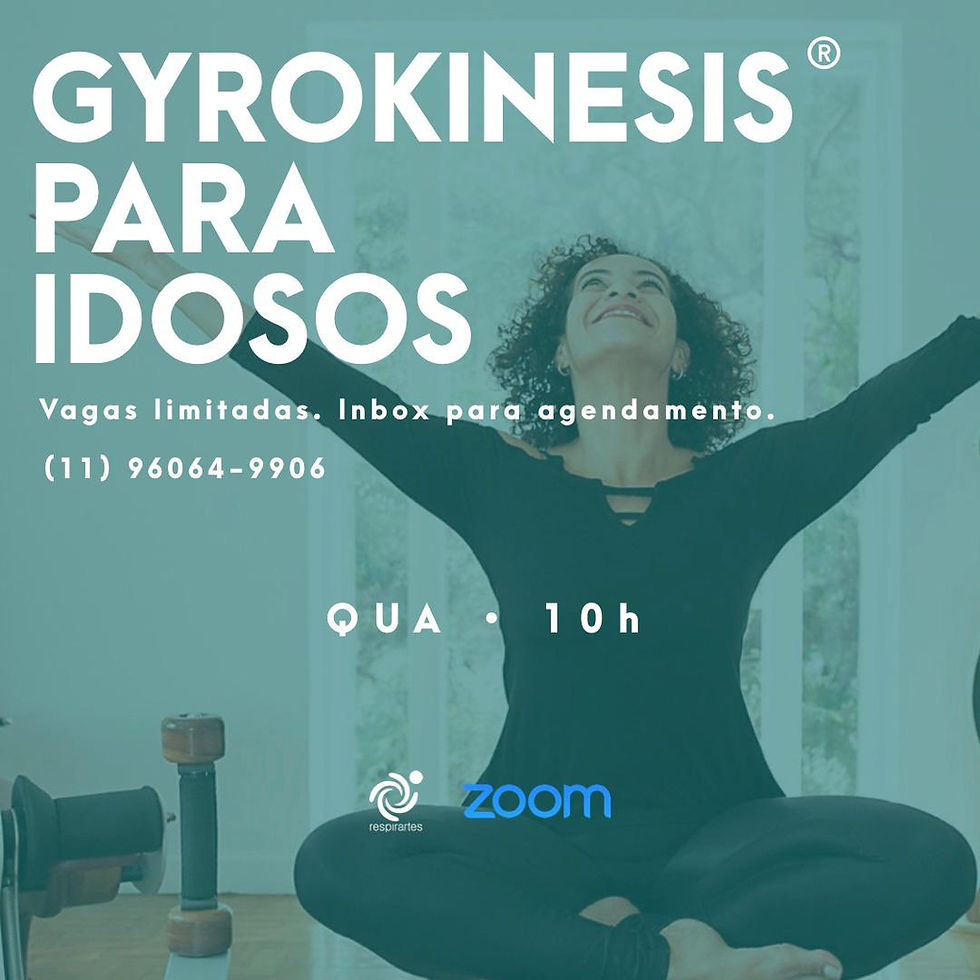 Aula de GYROKINESIS® online para Idosos e Iniciantes!