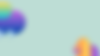 Home Page Green Background image with large colorful geometric shapes