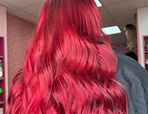 Dyed Cherry Red Hair Northampton