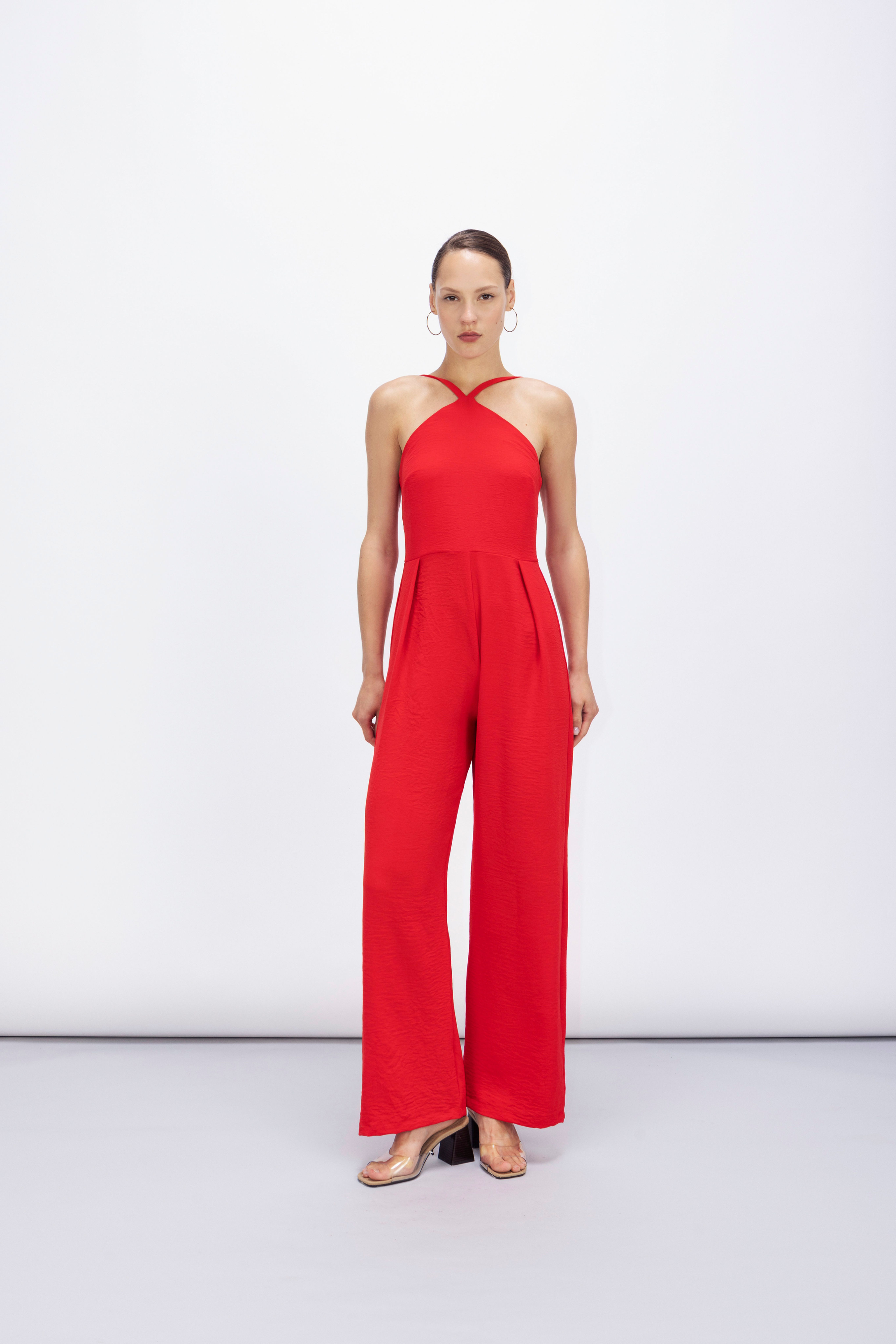 Halter neck jumpsuit