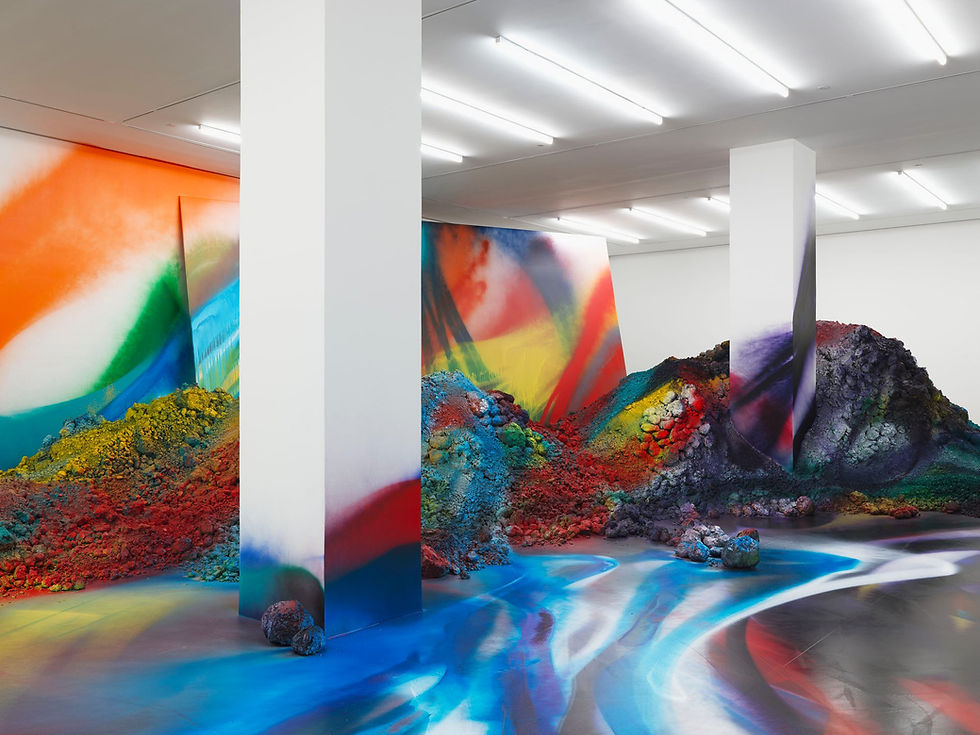 Katharina Grosse, Senza titolo, 2026, White Cube Bermondsey, Londra