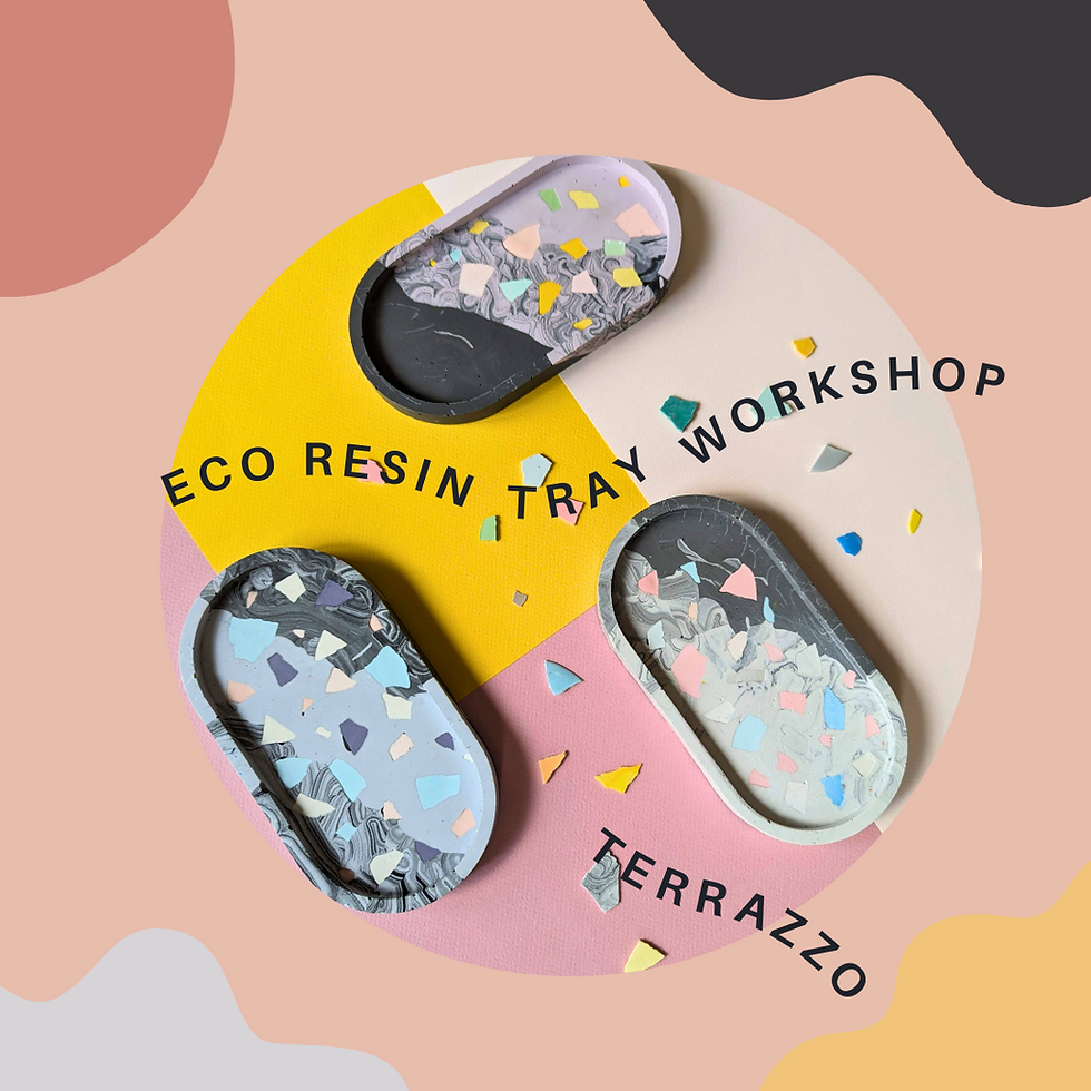 Online Eco Resin Tray - Terrazzo Craft Workshop