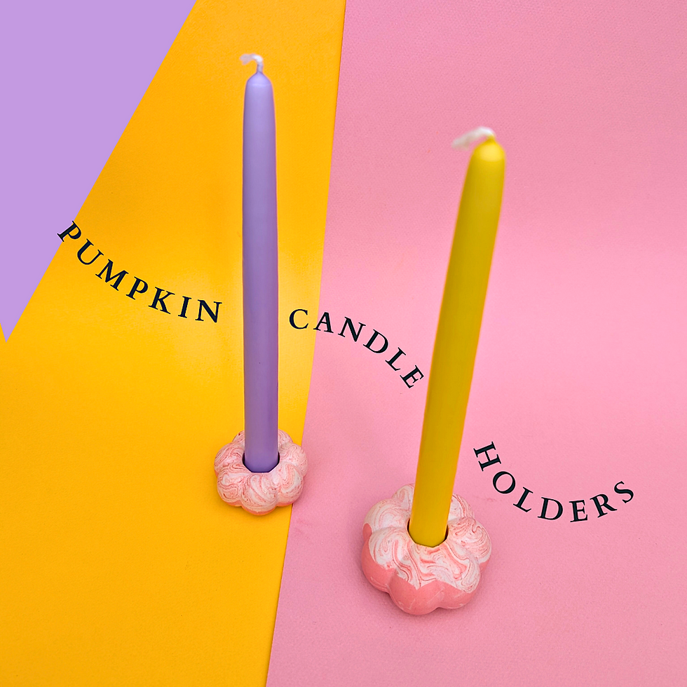 Pumpkin Candle Holders - Eco- Resin Craft Workshop