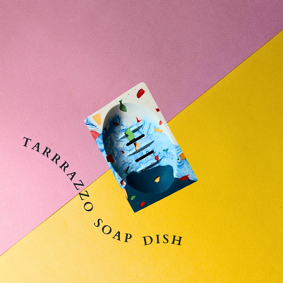 Terrazzo Soap Dish - Eco- Resin Workshop