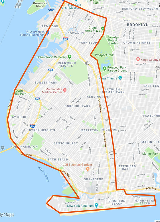 3 Guys Delivery Map