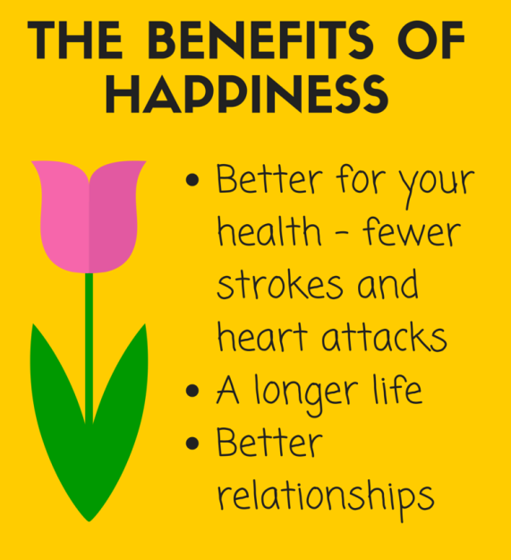 The three benefits of happiness