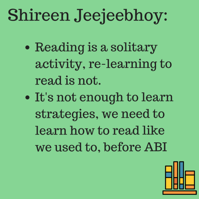 Reading is a solitary activity,