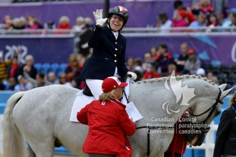Schloss with Canadian coach Mary Longden