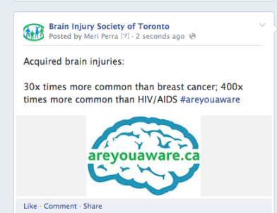 areyouaware Facebook post example