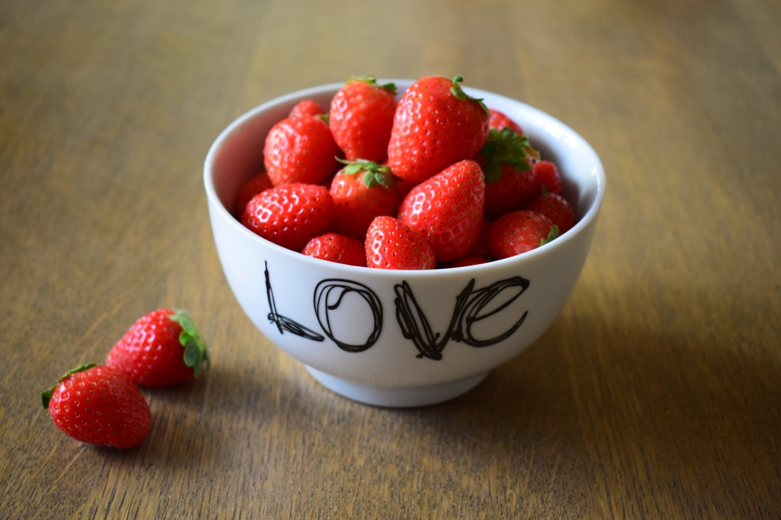 bowl of strawberries