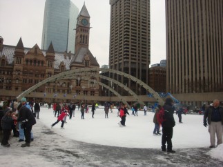 Skating, Toronto, February, 2014