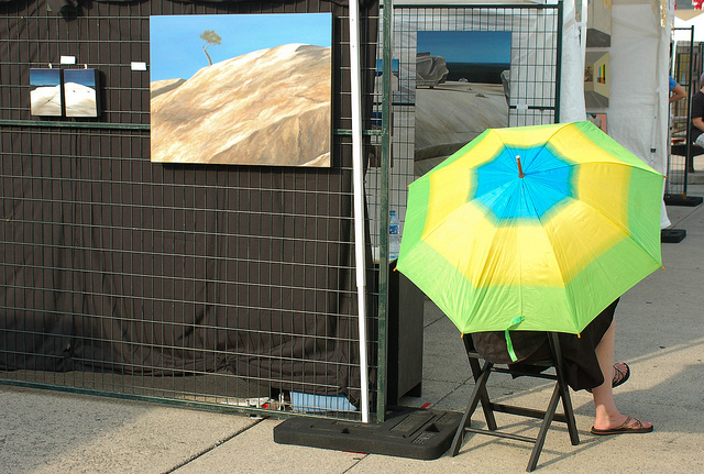 Toronto Outdoor Art Exhibit vendor