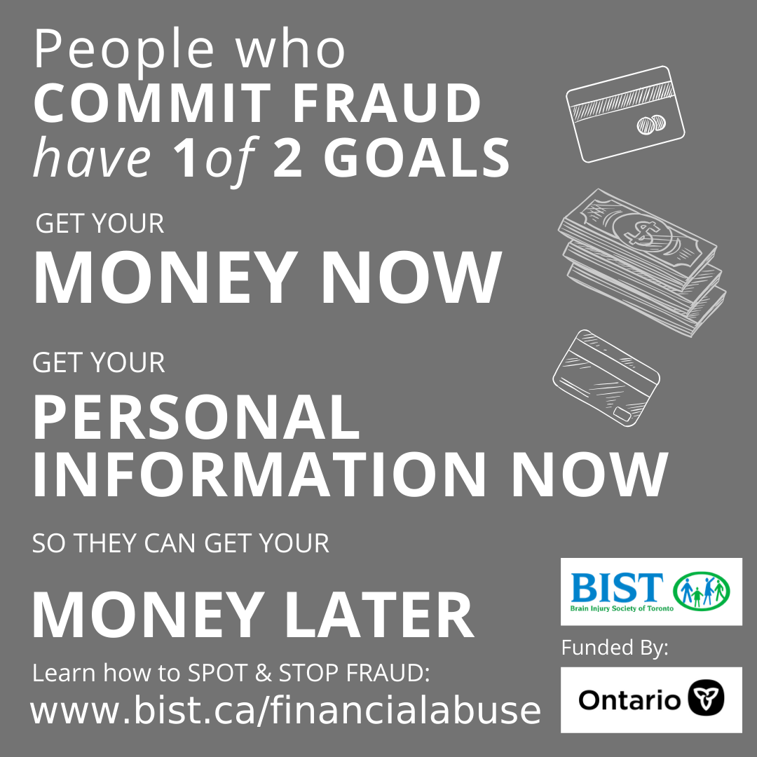 People who commit fraud have 1 of 2 GOALS