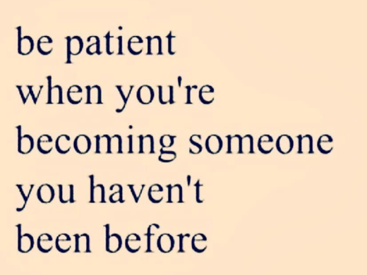 Be Patient