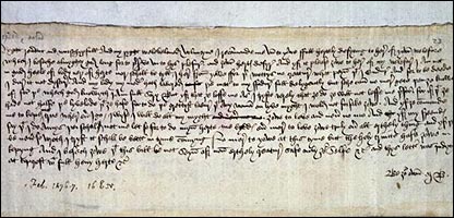 image of the oldest known Valentine's Day card