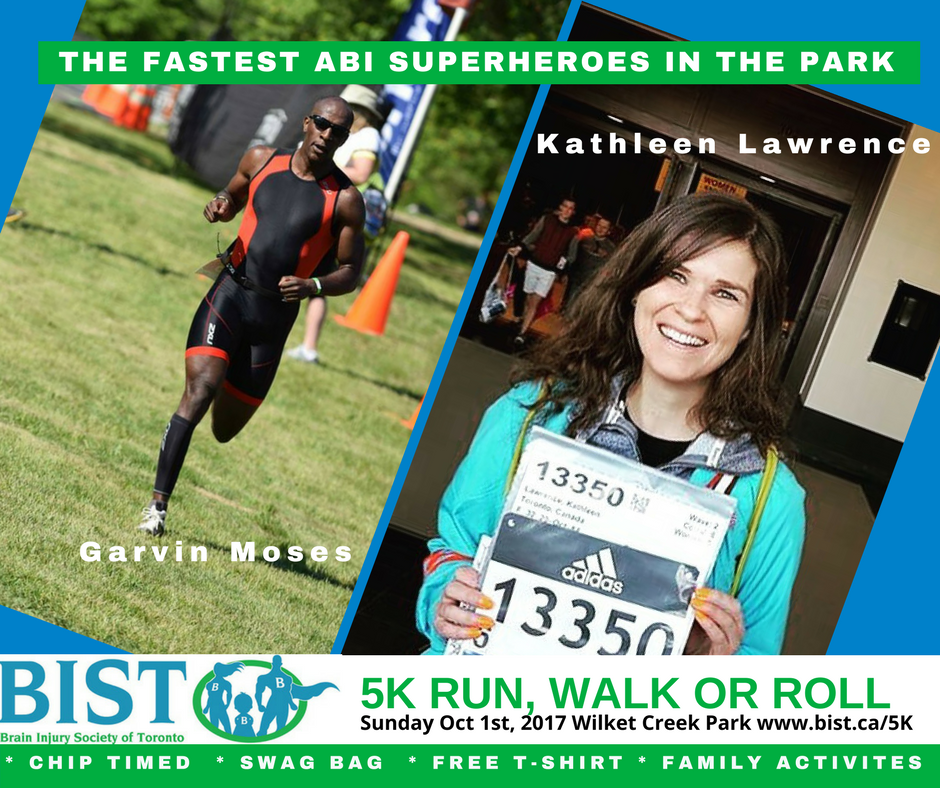 Fastest BIST Run runners Garvin Moses and Kathleen Lawrence