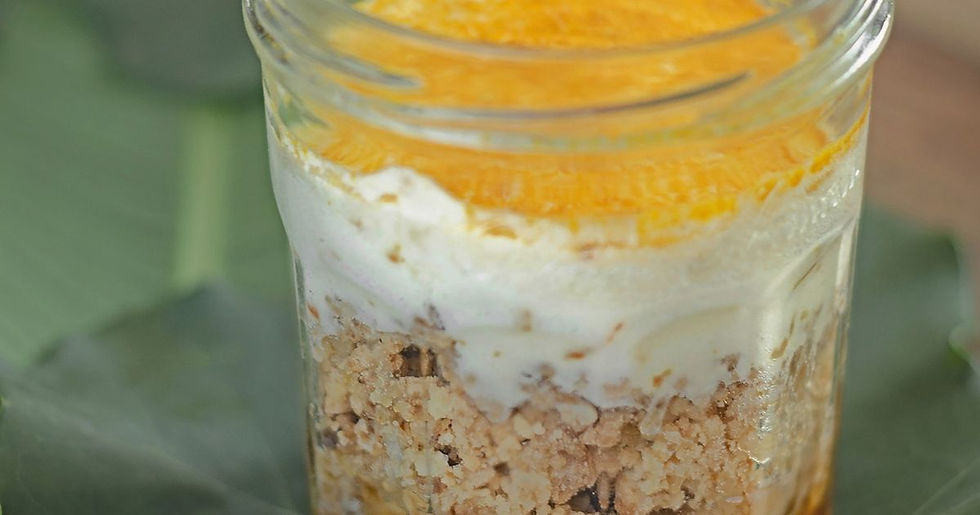 Coconut Date & Turmeric Granola Parfait