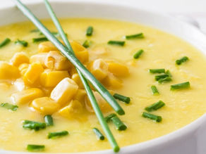 Corn Soup with Chives